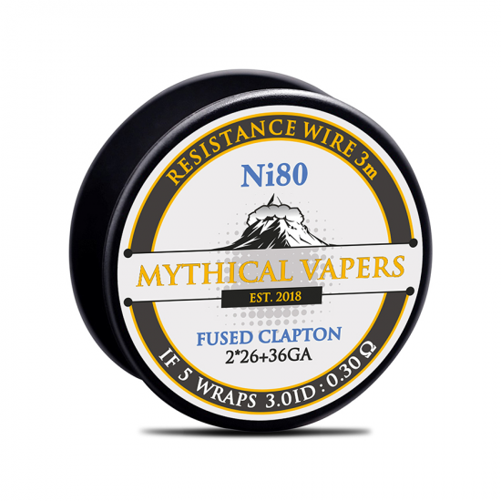 Mythical Vapers Σύρμα Fused Clapton Ni80  3m 
