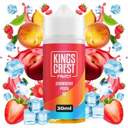Kings Crest Fruits - Ice Strawberry Peach 120ml
