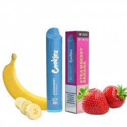 COOKIES 600 PUFFS - STRAWBERRY BANANA 2ML 20MG
